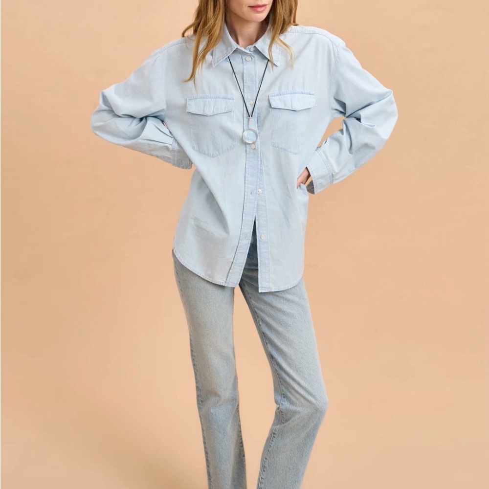 La Ligne Dorian denim shirt